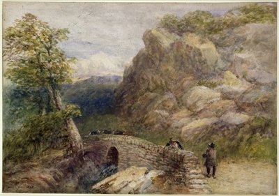 View in North Wales, 1858 by David Cox